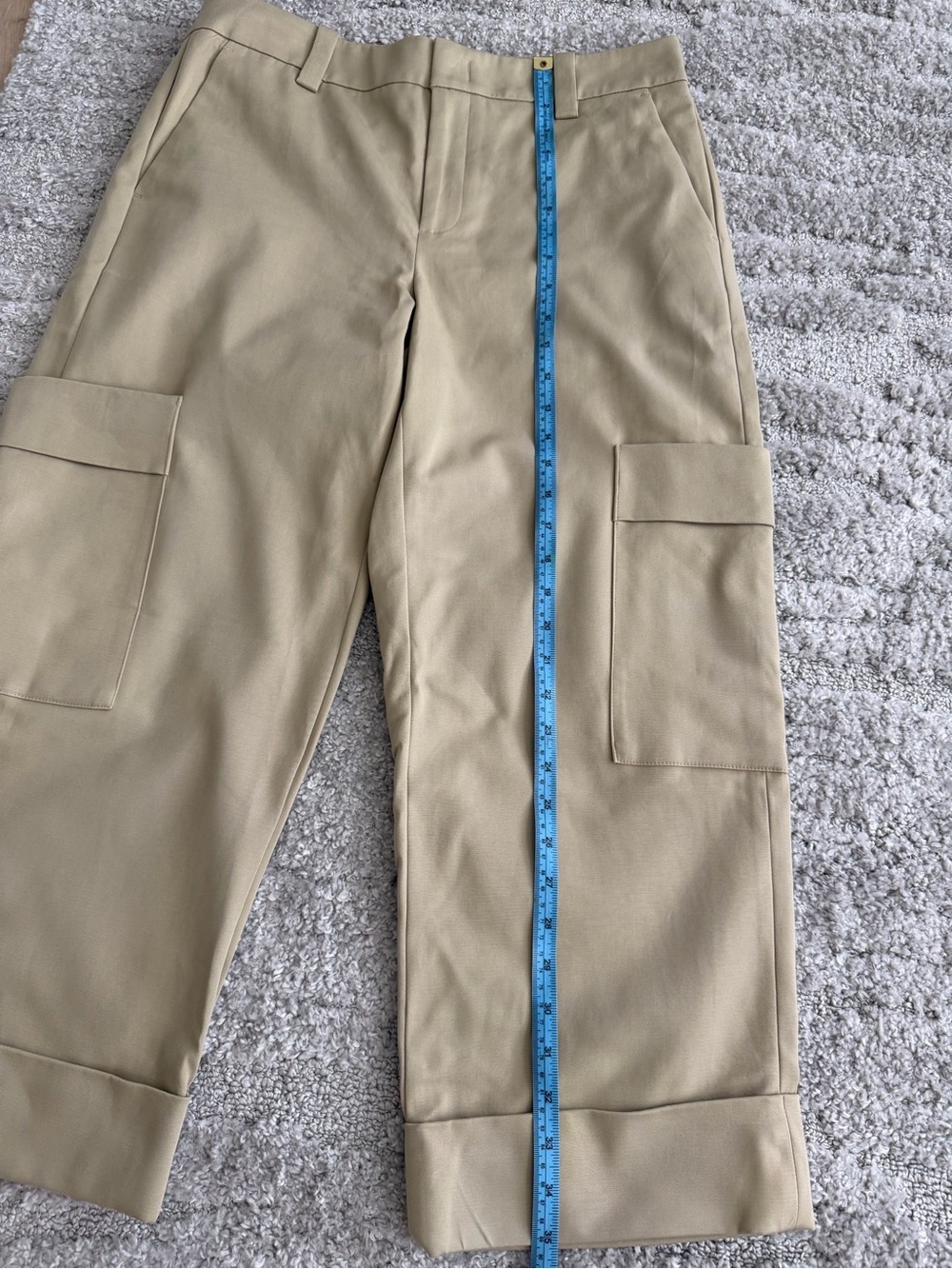NWT Vince Size 10 Cropped Cargo Pants - Picture 5 of 8